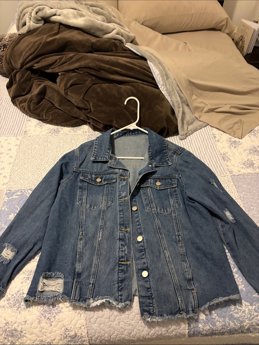 Target Blue Distressed Jean Jacket